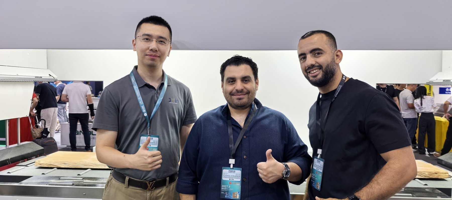 JXH representative meeting international partners at WMF 2026 Shanghai